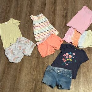 Old Navy Kids Tank Top and Shorts Set - Yellow, Pink, Blue
